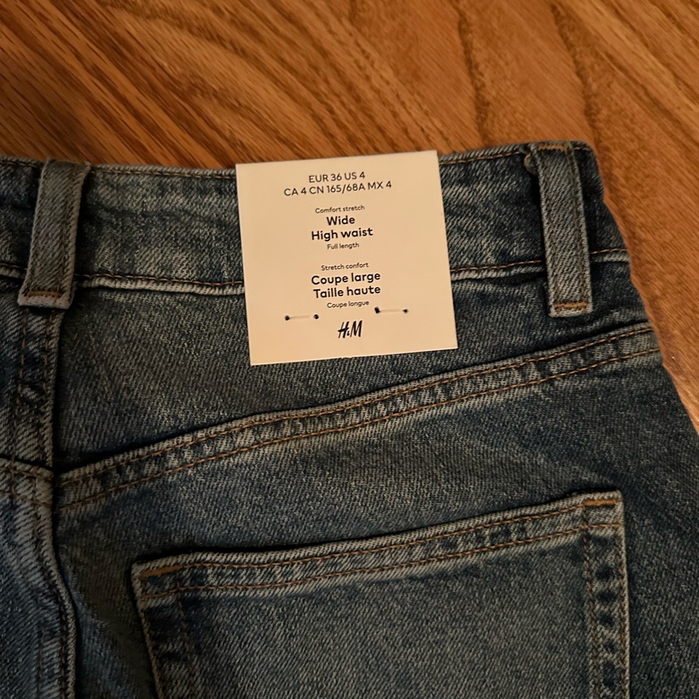 H&M Blue Relaxed Jeans Comfortable Denim